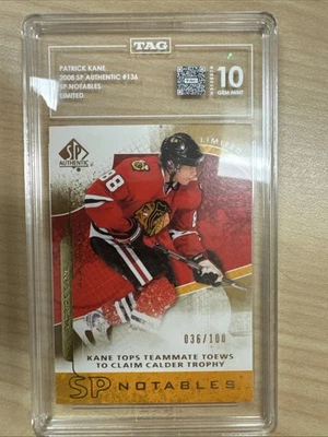 2008-09 SP подлинный - SP Notables Патрик Кейн #136 ограниченного /100 - Изображение 1 из 3