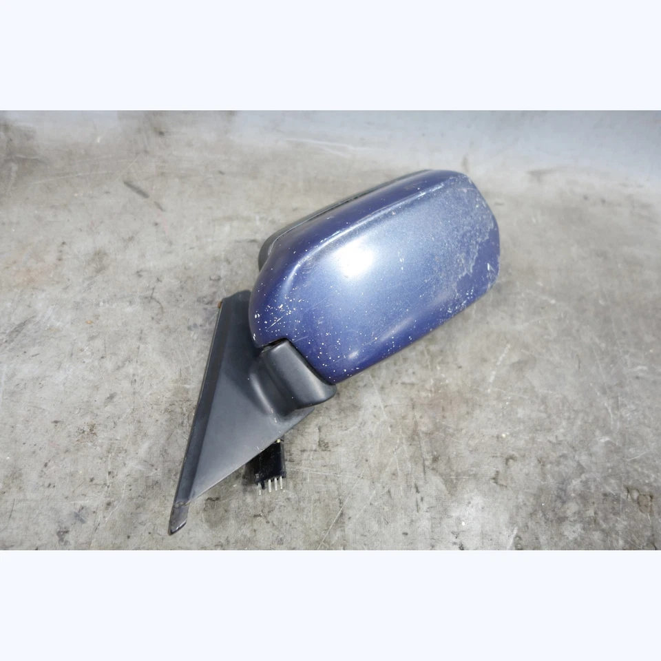 Espejo retrovisor lateral izquierdo BMW E24 serie 6 1980-1989 dañado de fábrica azul real OEM Foto 1 de 4