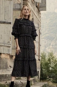 DÔEN Midikleid mit Blumenmuster Gr. S - Bild 1 von 16