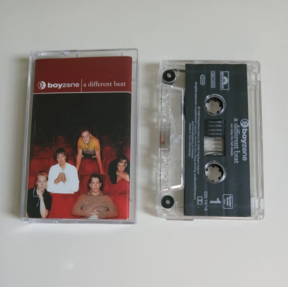 BOYZONE A DIFFERENT BEAT CASSETTE TAPE POLYDOR 1996 - Image 1 of 1