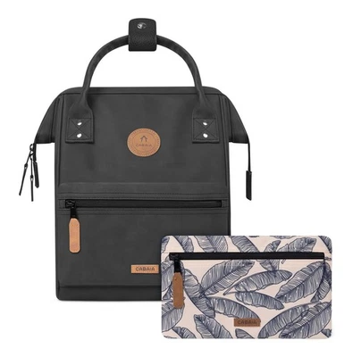 CABAIA Adventurer Vegan Nubuck Backpack S Rucksack Le Havre anthrazit Neu - Bild 1 von 4