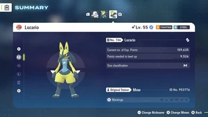 Shiny 6IV Adamant Lucario Pokémon ZA + Meisterball - Bild 1 von 4