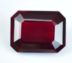 Piedra preciosa suelta Mozambique granate piropo natural 8,55 quilates esmeralda certificada AGL - Imagen 1 de 7