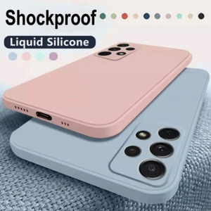 For Samsung A16 A15 A35 A55 A36 A56 A54 A52 Liquid Silicone Soft Back Case Cover - Picture 1 of 25