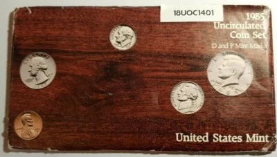 1985-P-D US Mint Set 10 No Problem Coins 18uoc1401 - Image 1 of 4