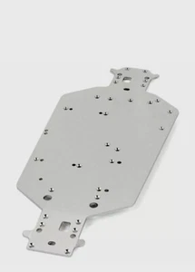 HSP 04001 Electric 1/10 Buggy Truck 03601 Silver Aluminium Upgrade Chassis - Picture 1 of 4