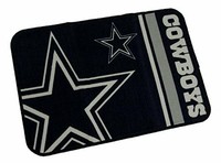 Officially Licensed Dallas Cowboys 20" By 30" Non-Skid Bath Rug 