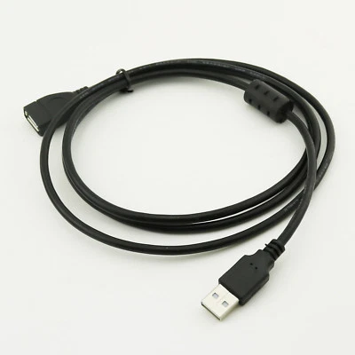 1x USB 2.0 A Male To USB 2.0 A Female Jack Extension Adapter Cable Cord 1.5m/5ft - Image 1 of 4