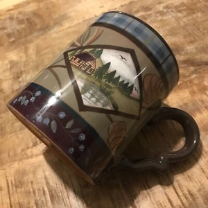 Vtg Cabin Danna Cullen Mug Exclusively By The Zrike Hand Printed Rare Collection - Picture 1 of 10