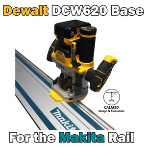 Dewalt DCW620 XR Kolben Router Basis für die Makita Schiene - INKL. P&P - Bild 1 von 12