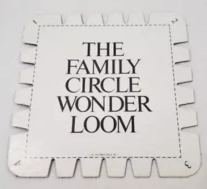 Telaio in cartone vintage Family Circle Wonder solo dalla rivista 7 aprile 1981 - Foto 1 di 5
