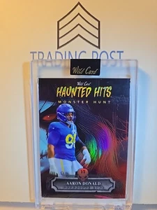 Comodín 2024 éxitos embrujados Aaron Donald # HHW-AD 1/2 Witch Rams SSP - Imagen 1 de 2