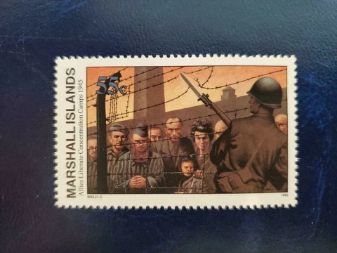 MARSHALL ISLANDS WW2 WWII Commemorative #512 Allies Liberate Concentration Camps Cover
