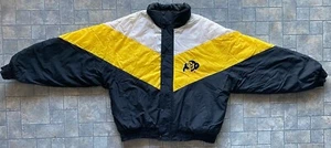 Cappotto giacca 7 logo vintage uomo XL CU Buffs Colorado bufali made in Korea - Foto 1 di 24