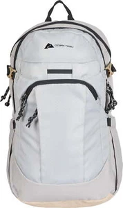 Ozark Trail 20 Liter Backpack, with Padded Laptop Sleeve, Light Gray Polyester - Picture 1 of 8