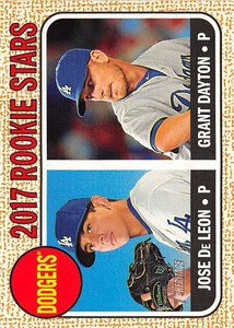 2017 Topps Heritage #83 Grant Dayton/Jose De Leon RC Rookie Dodgers NM ID:157388