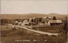 Town View, Depot, EAST HOLDEN, Maine Real Photo Postcard - Eastern Illustrating