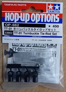 Tamiya 53662 TT-01 Turnbuckle Tie-Rod Set Hop-Up Options OP-662 - Picture 1 of 1