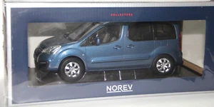NOREV COLLECTORS 1:18 AUTO DIE CAST METAL CITROEN BERLINGO 2016 BLU 181640 - Picture 1 of 3
