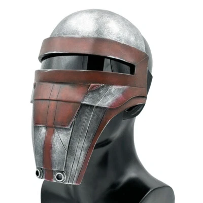 Película Star Wars Caballero Jedi Darth Revan Máscara de Resina Casco Usable Juegos con disfraces utilería Foto 1 de 4