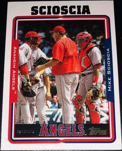 2005 Topps Mike Scioscia #267 Anaheim Angels Baseball Card - Bild 1 von 2