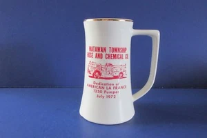 Vintage Matawan Township Hose and Chemical Co. July 1972 Cup Mug Beer Stein - Picture 1 of 6
