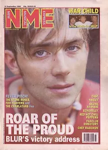 Stampa arte da parete casa - poster rivista retrò vintage - NME BLUR - A4,A3,A2,A1 - Foto 1 di 1