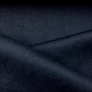 100% BELGIAN LINEN UPHOLSTERY FABRIC CHALET / NAVY BY THE YARD - Picture 1 of 3