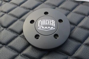 5-Hole Black Horn Button for 18" Big Rig Aftermarket Steering Wheels with Logo - Bild 1 von 4