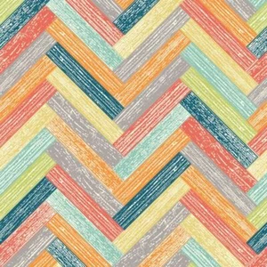 1/2 yarda pisos de granero multi - tela de algodón 100 % orgánico - Imagen 1 de 1