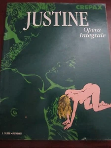 CREPAX Collezione : Justine 2 albi insieme OPERA INTEGRALE - Foto 1 di 4