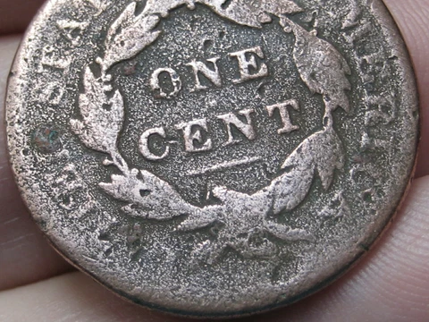 1834 Matron Head Large Cent- Small 8, Large Stars, Medium Letters Cover