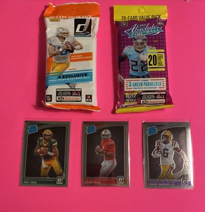 ⚡️🚨Justin Fields Rated Rookie Lance +2 Fat Packs Donruss Absolute Auto? Kaboom? - Picture 1 of 1