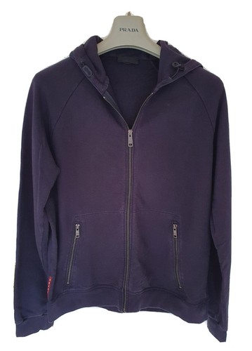 Felpa maglione maglione pile uomo PRADA full zip taglia XL Large...prezzo consigliato £1.695