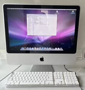 APPLE IMAC A1224 20" CORE 2 DUO 2.4GHZ 2GB RAM 300GB EL CAPITA - Picture 1 of 4