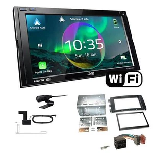 JVC Autoradio WiFi Apple CarPlay Android Auto für Smart ForTwo 2007-2010 schwarz - Bild 1 von 7