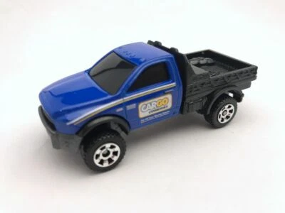 Matchbox 1:64 2021 - Power Grabs - Ram 2016 plataforma plana - azul 100/100 nuevo en caja Foto 1 de 3