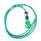 4X(Neon Indicateur pilote  Lampe  verte AC 220V avec Cable R6R9)1509