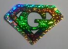 SUPER GAY 3.25" x 2.5" diamond-cut sticker decal (Y877) Rainbow Pride (#178)