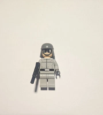 LEGO Star Wars Imperial AT-ST Pilot / Driver Minifigure (Plain Helmet) + Blaster - Image 1 of 4