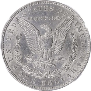 1886 $1 Morgan Silver Dollar ANACS MS60 Key PROBLEM FREE White BU Mint Luster - Picture 1 of 4