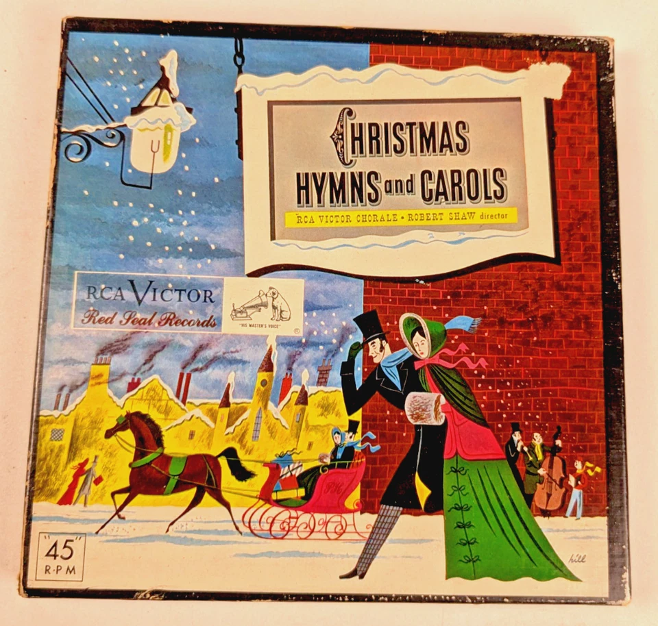 45 RPM Victor - Christmas Hymns and Carols - Chorale Robert Shaw Box Set - L1 - Image 1 of 4