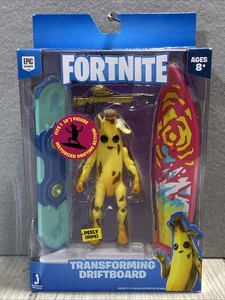 Figura de acción motorizada Fortnite Ripe Peely Transforming Driftboard 4" - Imagen 1 de 7