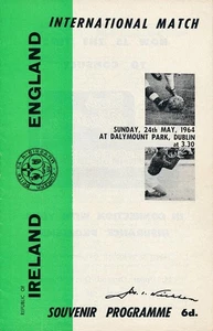 REPUBLIC OF IRELAND v England (Friendly in Dublin) 1964 - Picture 1 of 1