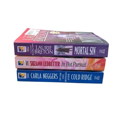 MIRA Romantic Suspense Paperback Lot Cara Neggers Laurie Breton Suzann Ledbetter - Image 1 of 4