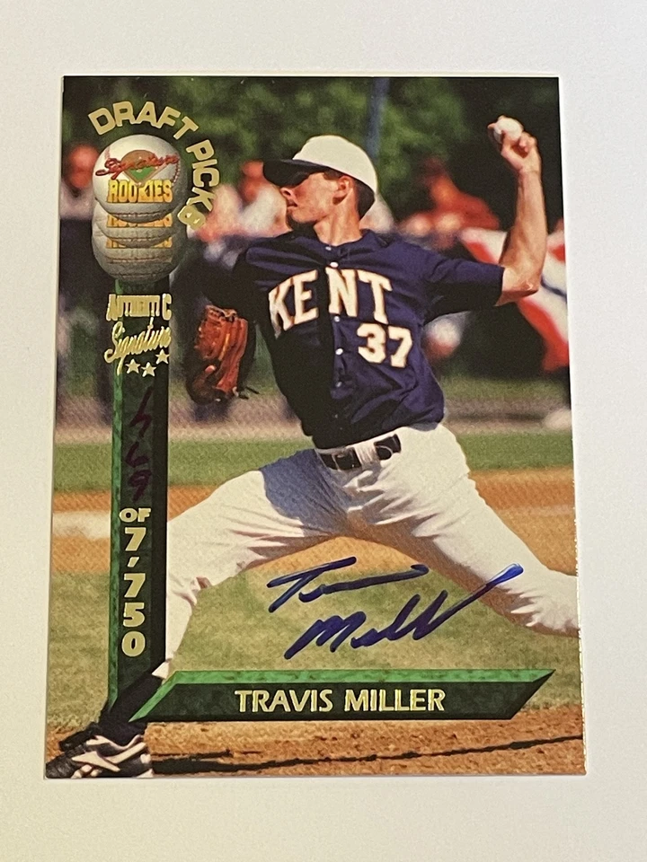 1994 Signature Rookies Draft Baseball Auto #/7750 - Travis Miller - Twins - Image 1 of 2