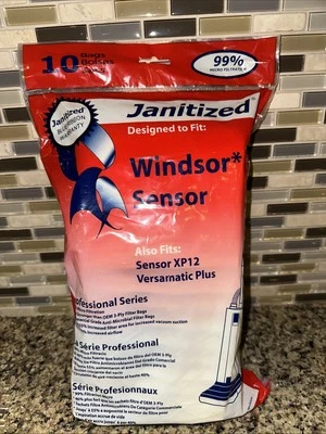 Janitized JAN-WISEN-3 Commercial Vacuum Bags: Fits Various Models - New - Image 1 of 4
