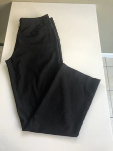 Nike Golf Pants Womens Dri-Fit Black Straight Leg Pockets 257859-010 Size: 12 - Picture 1 of 15