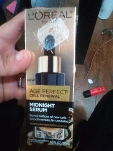 L'Oreal Paris Age Perfect Anti-Aging Midnight Face Serum Reduce Wrinkles 1oz 🔥 - Picture 1 of 6