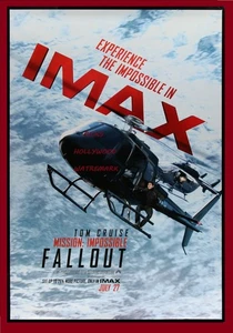 Original Mission Impossible Fallout IMAX 48x70 D/S Bus Shelter Poster TOM CRUISE - Bild 1 von 1